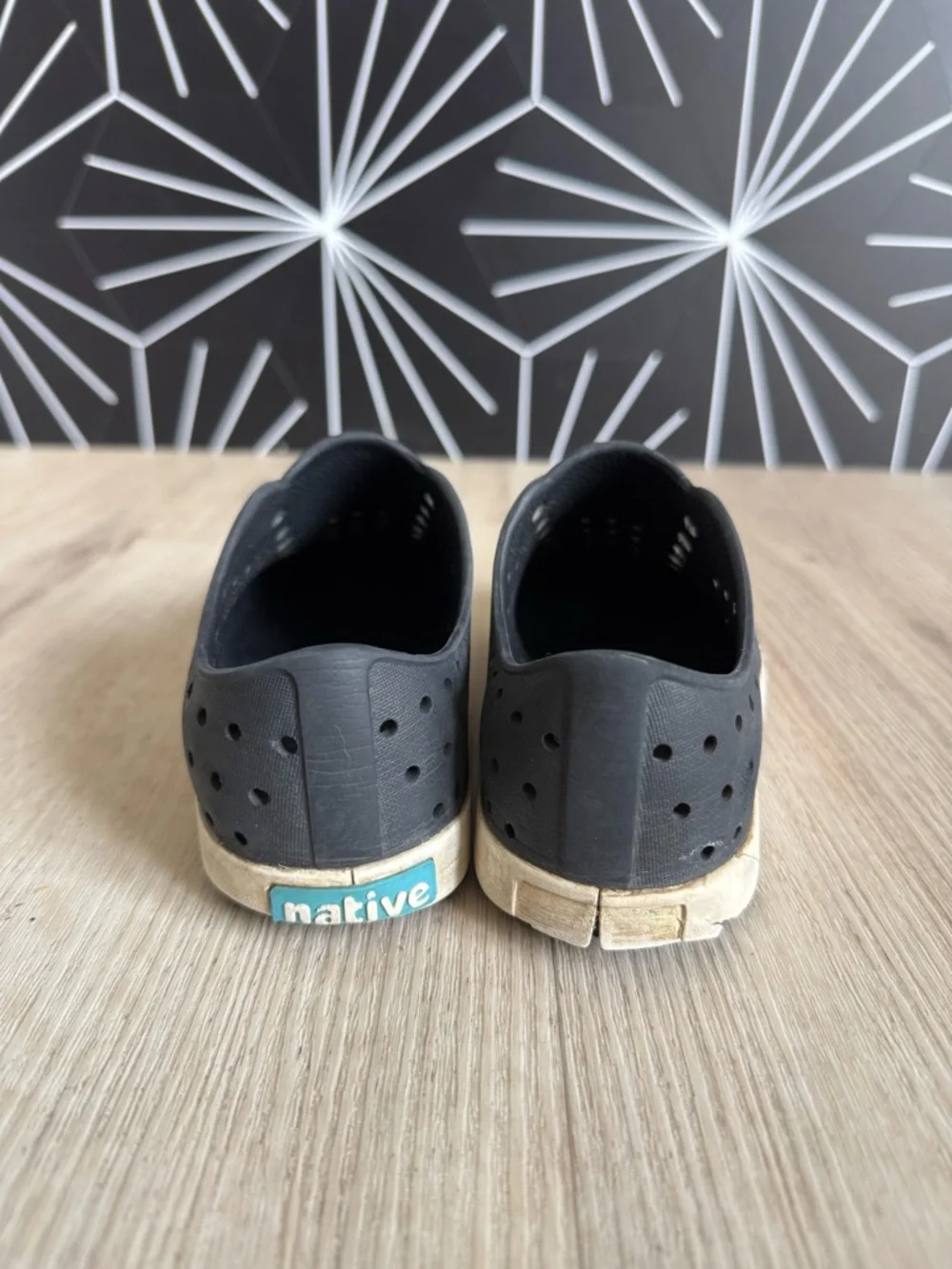 Native Kids Jefferson Slip-On Sneakers in Black